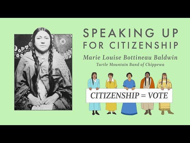 How Suffragist Marie Louise Bottineau Baldwin Spoke Up (Narrated)