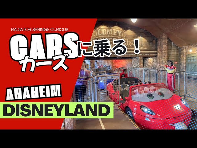 Ride the attraction "Radiator Springs Racers"!!