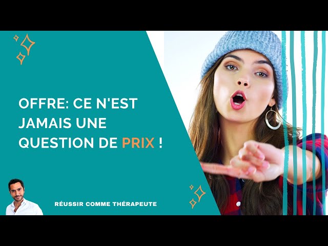 Tarif de votre offre: ce n'est jamais une question de prix !