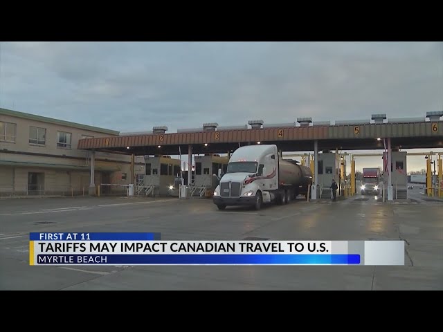 Canadians reconsider travel to Myrtle Beach amid tariff talks