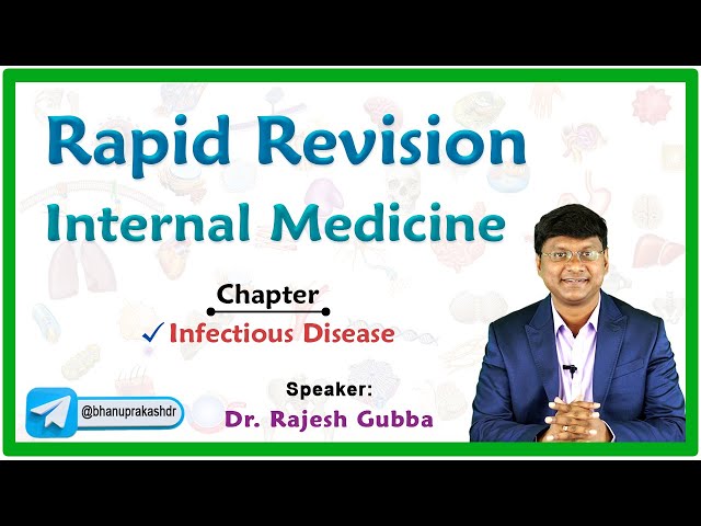 Rapid revision Internal medicine - Infectious diseases