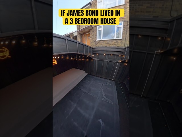 IF James Bond lived in a 3 bedroom house