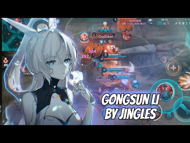 Gongsun Li☂️ 50% DMG & PENTA KILL | Honor of kings Cn Server