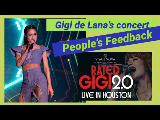 Gigi de Lana Concert sa America | Gigi US Tour