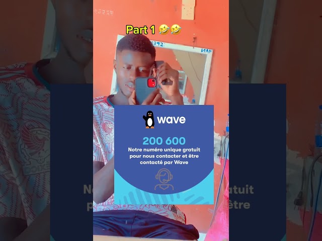 Attention ⛔️ voici comment discuter avec un arnaque de wave Sénégal #wavesenegal #comedyshorts