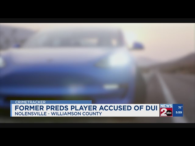 Former Nashville Predators player accused of DUI