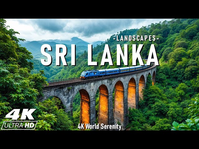 Sri Lanka 4K 🇱🇰 Explore Ancient Temples, Lush Tea Plantations, and Stunning Coastlines