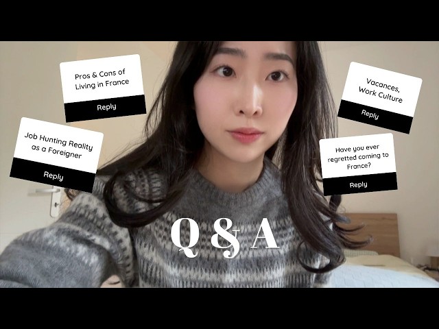 (eng/kor) Q&A❤️‍🩹 2 Years in France | Korean POV on French Culture & Expat Life