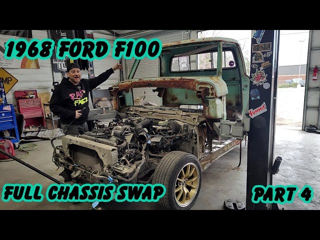 1968 Ford F100 Full Chassis Swap with a Mercury Grand Marquis Part 4