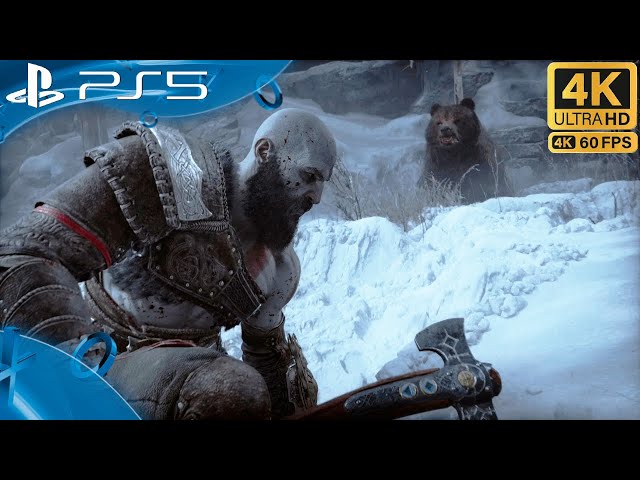 (PS5) Kratos’ Ultimate Combat Moves! God of War Ragnarok’s Brutal Battle in 4K