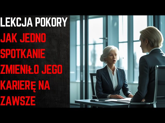 Lekcja pokory – Jak jedno spotkanie zmieniło jego karierę na zawsze