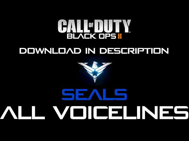 Call Of Duty: Black Ops 2 | All SEALs Voicelines