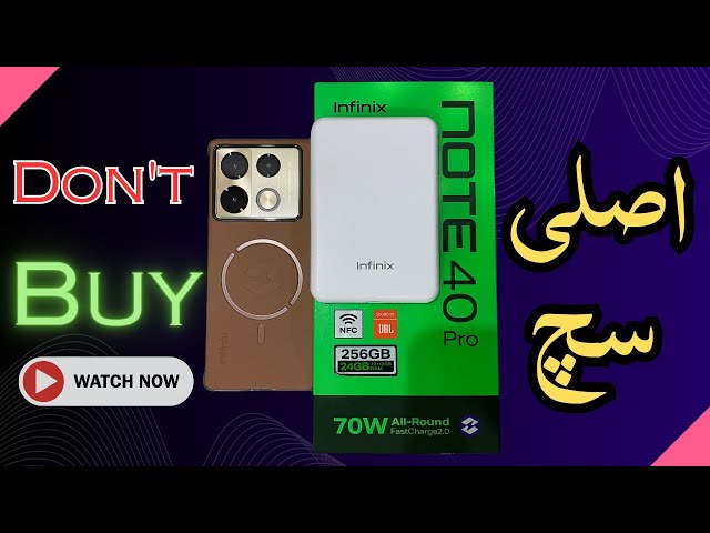 Infinix Note 40 Pro Unboxing and Review | Boht Afsos hua | TECH ZONE