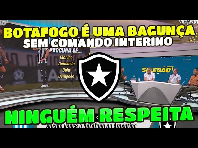 "BOTAFOGO VIROU UMA BAGUNÇA DO PRÓPRIO DONO SEM COMANDO NINGUÉM RESPEITA ESSE TIME" CRITICA LINO