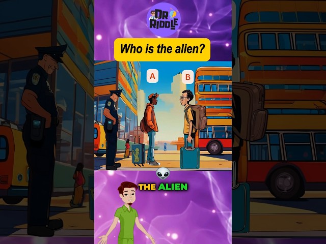 Who's the alien? #riddle #enigma #riddleoftheday #riddlechallenge