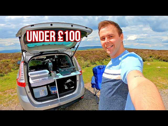 BUDGET CAR CAMPING SETUP TOUR | Renault Grand Scenic UK 2022