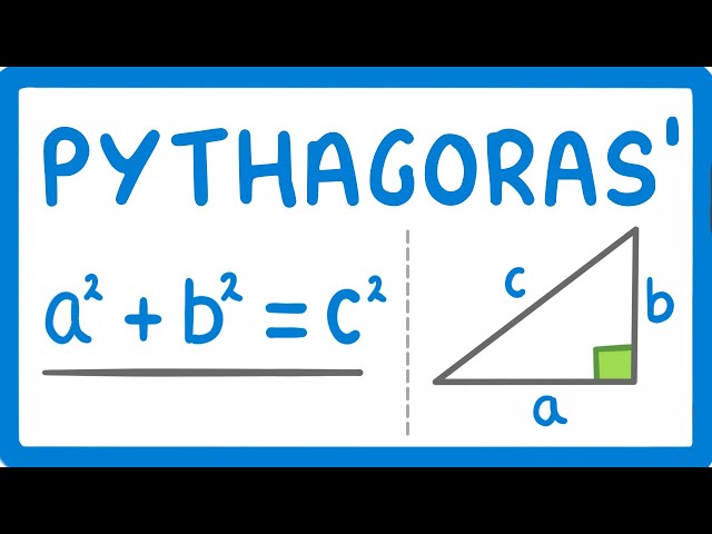 GCSE Maths - Pythagoras' Theorem And How To Use It  #120