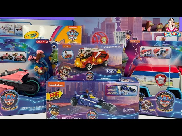 The Mighty Movie Paw Patrol Toys: Unboxing Review with Liberty and Jr. Patrollers