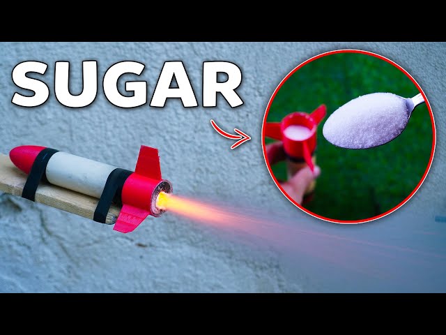 Sugar-Powered Rocket: How I Made a Rocket with Sugar!