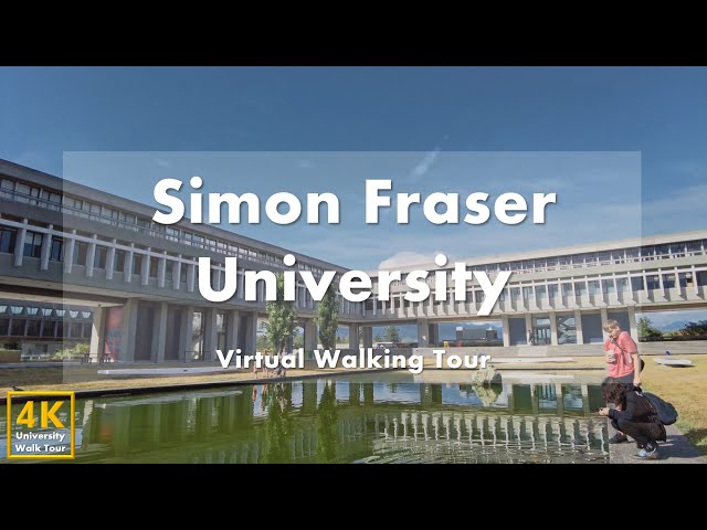 Simon Fraser University (SFU) - Virtual Walking Tour [4k 60fps]