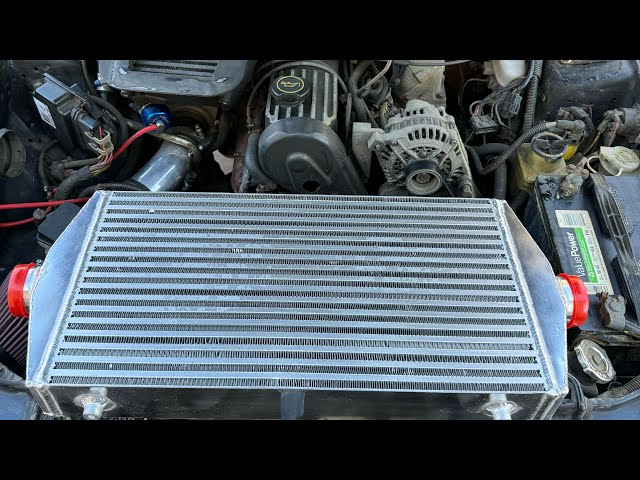 88 Turbo Coupe upppppgradessss!  Stinger Performance front mount intercooler