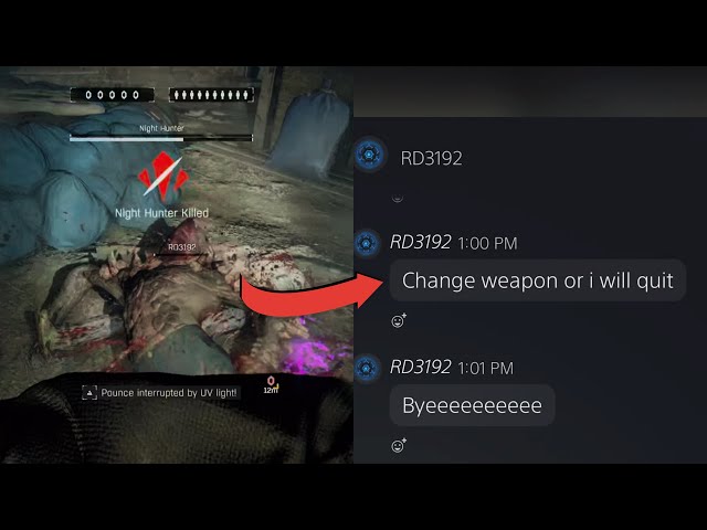 Dying Light PVP 1v1 vs "change that weapon" aka RD3192