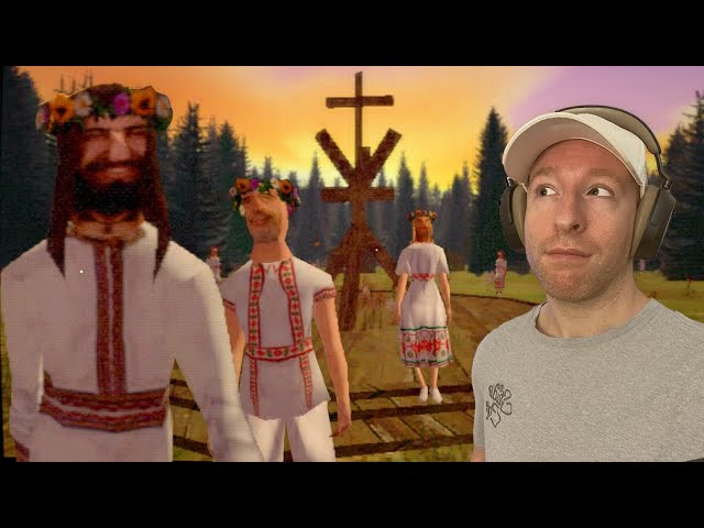 I  visited a VERY FRIENDLY CULT in this Midsommar inspired HORROR GAME