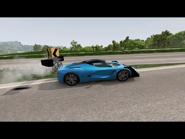 crash test supercar ! beamng drive