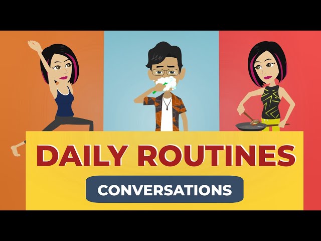 Talking About Daily Routines in English Conversations | Learn English Vocabulary