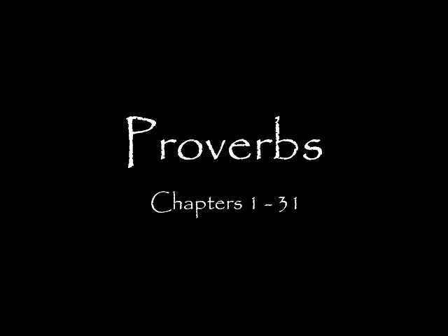 KJV Audio Bible –Proverbs