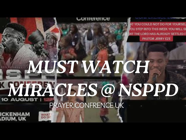 MIRACLES AT NSPPD UNITED KINGDOM CONFERENCE 2024 || 10TH  AUGUST/ Mercy Chinwo pst Jerry Eze