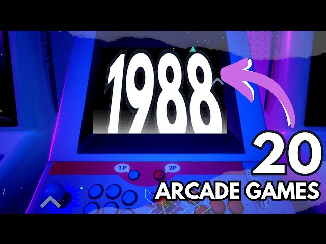 20 🕹️ ARCADE games released in 📆 1988 | Who RULED arcade CABINETS in 1988❓