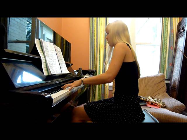 Lara plays Castlevania on piano, 'Bloody Tears'