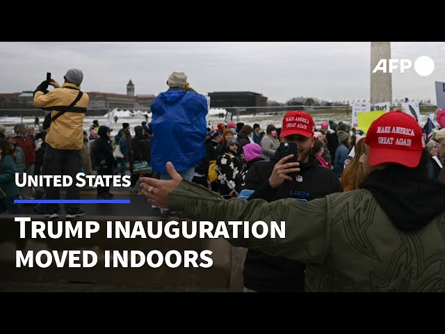 Trump supporters 'disappointed' by change in inauguration plans | AFP