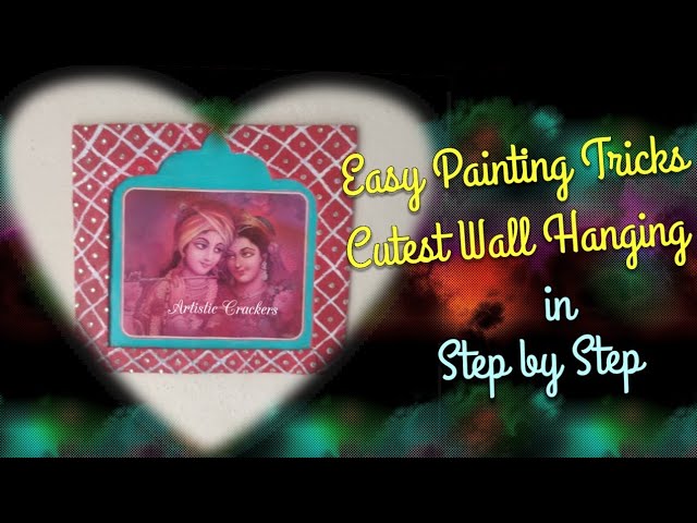 Decoupage Arts | Cardboard Crafts | Wall Hanging | Old Wedding Card Crafts