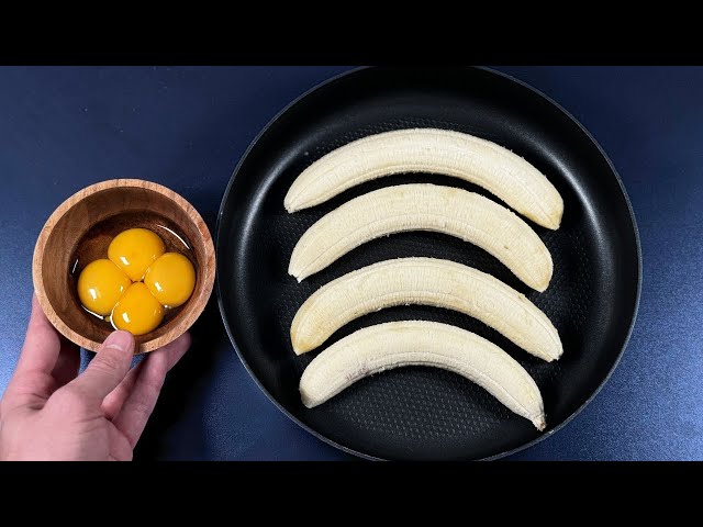 Just Add Eggs With Bread and Banana | Delicious Breakfast Recipe | Just 3 Ingredients, so easy!