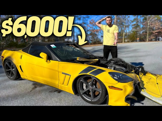 Salvaging a DESTROYED Supercharged Corvette!