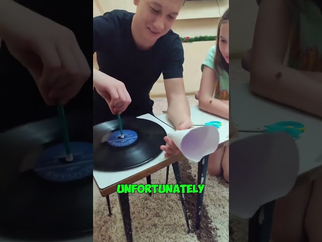 Turning Paper into a Record Player! 🤯