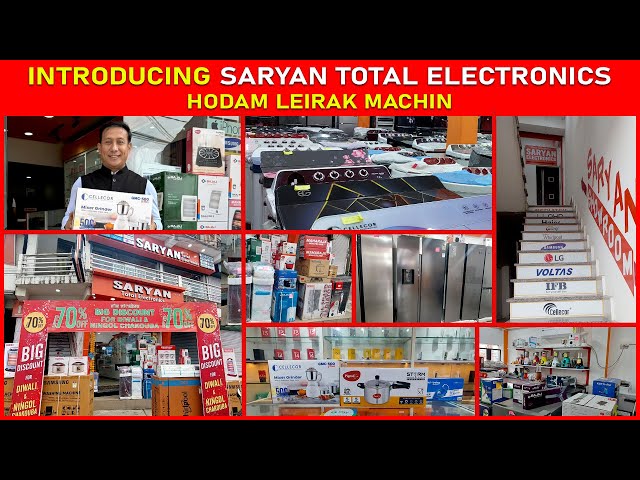 Introducing Saryan Total Electronics || Hodam Leirak Machin with  Sadananda Hamom