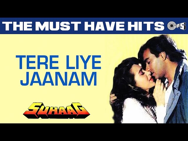 Tere Liye Jaanam - Suhaag | Ajay Devgn, Karisma Kapoor | S. P. Balsubramaniam, Chitra