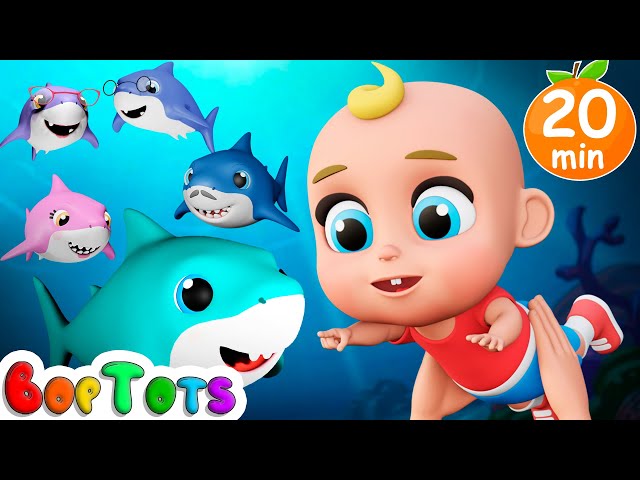 Baby Shark + Compilation | Nursery Rhymes & Kids Songs - BopTots