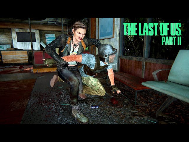 The Last Of Us Part 2 Remastered-No RETURN PS5 PRO Abby/Ellie Best Kills Aggressive & Brutal 4k60fps