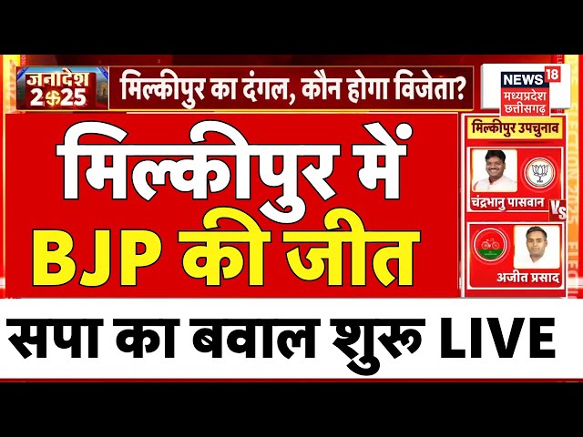 Milkipur Byelection Result Live : मिल्कीपुर उपचुनाव के रुझानों ने सबको चौंकाया! | Akhilesh | CM Yogi