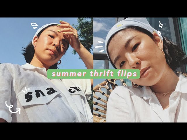 Summer Thrift Flips - DIY Bandana & Pocket Tee