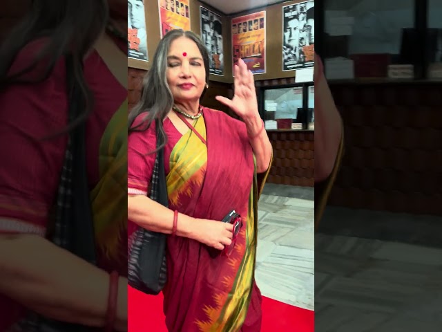 Shabana Azmi at the Screening of 'Sholay' Re-Release by Tiger Baby Films #shabanaazmi #sholay