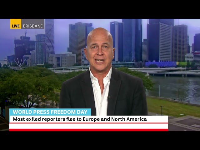 Peter Greste on ABC on deteriorating Press Freedom around the world