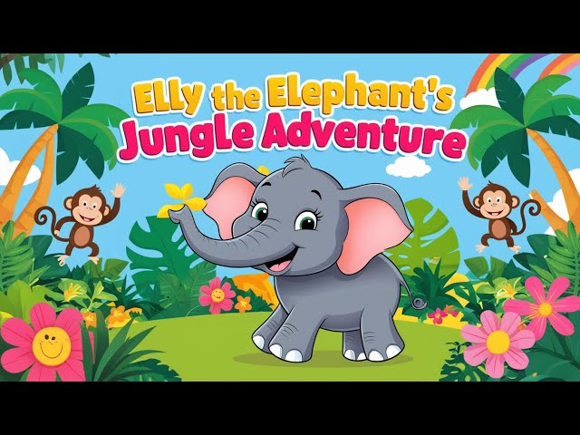 Elly the Elephant's Jungle Adventure | Fun Animal Song & Nursery Rhyme for Kids | TaleTwists