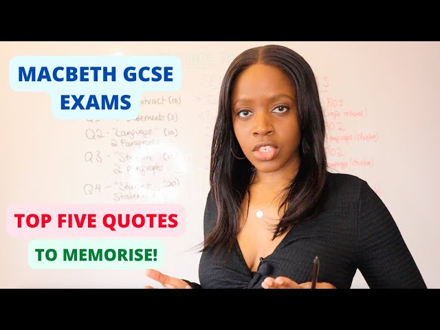 GCSE English Literature Paper 1: TOP FIVE Macbeth Quotes To Learn | 2025 GCSE English Exams Revision