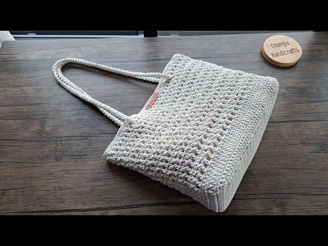 DIY Crochet Tote Bag Tutorial | Beginner friendly!