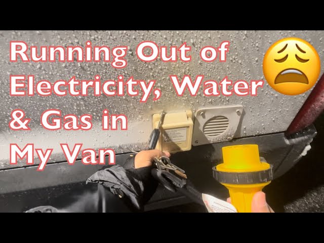 Running Out of Electricity, Water & Gas In My Van - Ep 23 - Solo Female in Mobile Beauty Studio Van